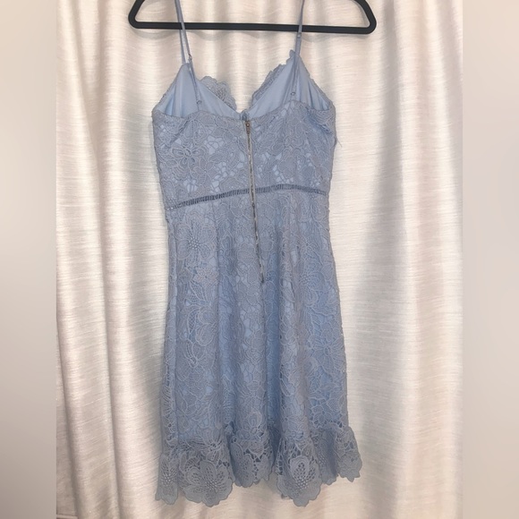 AQUA Dress - Floral Crochet & Stitching - Picture 2 of 2